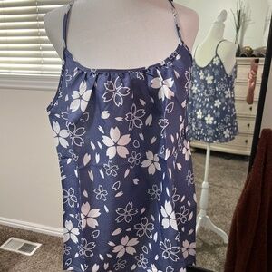 New silky tank top